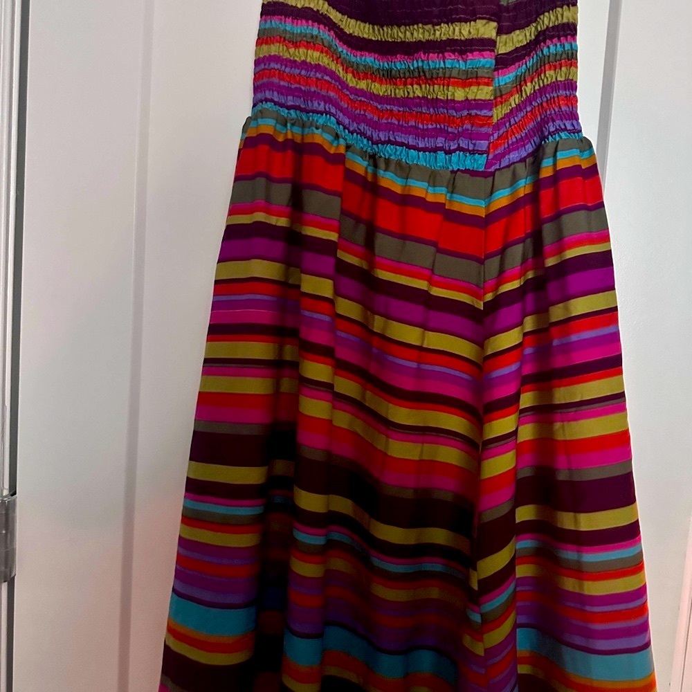 Multicolor Striped Women's Dress